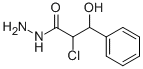 Hydracrylic acid, 2-chloro-3-phenyl-, hydrazide (7CI) Struktur