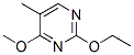 Pyrimidine, 2-ethoxy-4-methoxy-5-methyl- (9CI) Struktur