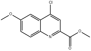 METHYL 4-CHLORO-6-METHOXY-QUINOLINE-2-CARBOXYLATE Struktur