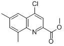 METHYL 4-CHLORO-6,8-DIMETHYL-QUINOLINE-2-CARBOXYLATE Struktur