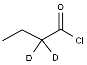 BUTYRYL-2,2-D2 CHLORIDE Struktur