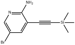 5-BROMO-3-((TRIMETHYLSILYL)ETHYNYL)PYRIDIN-2-AMINE price.