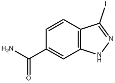 1H-Indazole-6-carboxaMide, 3-iodo- Struktur