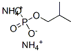 Phosphoric acid, 2-methylpropyl ester, ammonium salt Struktur