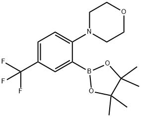 2-Morpholin-4-yl-5-(trifluoromethyl)benzeneboronic acid, pinacol ester price.