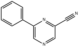 6-PHENYL-PYRAZINECARBONITRILE Struktur