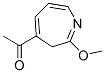 Ethanone, 1-(2-methoxy-3H-azepin-4-yl)- (9CI) Struktur