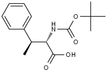 N-BOC-ERYTHRO-L-BETA-METHYLPHENYLALANINE Struktur