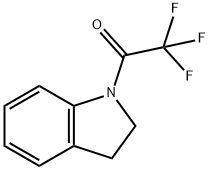 1H-Indole, 2,3-dihydro-1-(trifluoroacetyl)- (9CI) Struktur