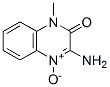 2(1H)-Quinoxalinone,3-amino-1-methyl-,4-oxide(7CI) Struktur