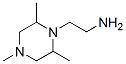 1-Piperazineethanamine,2,4,6-trimethyl-(9CI) Struktur