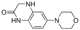 2(1H)-Quinoxalinone,  3,4-dihydro-6-(4-morpholinyl)- Struktur