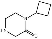 2-Piperazinone,  1-cyclobutyl- Struktur