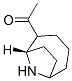 Ethanone, 1-(9-azabicyclo[4.2.1]non-2-yl)-, (1S-endo)- (9CI) Struktur