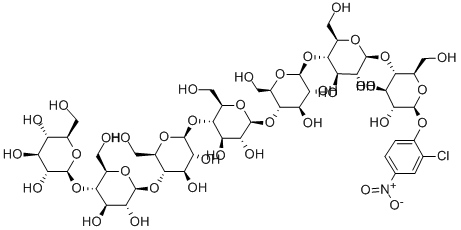 2-CHLORO-4-NITROPHENYL-BETA-D-MALTOHEPTAOSIDE Struktur