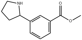 Methyl 3-(pyrrolidin-2-yl)benzoate Struktur