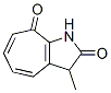 Cyclohepta[b]pyrrole-2,8-dione, 1,3-dihydro-3-methyl- (7CI) Struktur