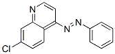 Quinoline, 7-chloro-4-(phenylazo)- Struktur