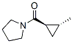 Pyrrolidine, 1-[(2-methylcyclopropyl)carbonyl]-, trans- (9CI) Struktur