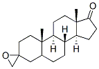 spiro(androstan-3,2'-oxiran)-17-one Struktur