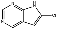 6-chloro-7H-pyrrolo[2,3-d]pyrimidine Struktur