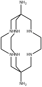 3,6,10,13,16,19-Hexaazabicyclo(6.6.6)eicosane-1,8-diamine Struktur