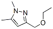 1H-Pyrazole,  3-(ethoxymethyl)-1,5-dimethyl- Struktur