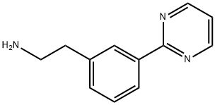 2-(3-(pyriMidin-2-yl)phenyl)ethanaMine Struktur