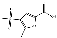 5-METHYL-4-(METHYLSULFONYL)-2-FUROIC ACID Struktur