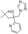 2-PYRIDINEMETHANOL, ALPHA-(2,2-DIMETHYLPROPYL)-ALPHA-(1H-1,2,4-TRIAZOL-1-YLMETHYL)- Struktur