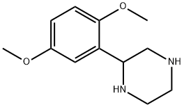 2-(2,5-DIMETHOXYPHENYL)PIPERAZINE Struktur