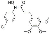 N-(4-Chlorophenyl)-N-hydroxy-3-(3,4,5-trimethoxyphenyl)propenamide Struktur