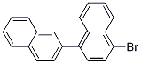 1-broMo-4-(naphthalen-2-yl)naphthalene Struktur