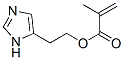 2-Propenoic  acid,  2-methyl-,  2-(1H-imidazol-5-yl)ethyl  ester Struktur