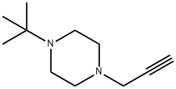 Piperazine, 1-tert-butyl-4-(2-propynyl)- (7CI) Struktur