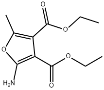 DIETHYL 2-AMINO-5-METHYLFURAN-3,4-DICARBOXYLATE Struktur