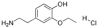 4-(2-aMinoethyl)-2-ethoxyphenol hydrochloride Struktur