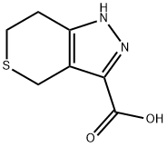 1,4,6,7-TETRAHYDROTHIOPYRANO[4,3-C]PYRAZOLE-3-CARBOXYLIC ACID Struktur