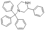 3-PHENYL-1-TRITYL-PIPERAZINE Struktur