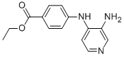 4-(3-AMINOPYRIDIN-4-YLAMINO)BENZOIC ACID ETHYL ESTER Struktur