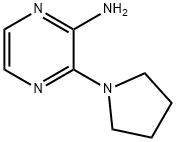 2-AMINO-3-PYRROLIDIN-1-YLPYRAZINE Struktur