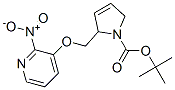 2-(2-Nitro-pyridin-3-yl)oxymethyl-2,5-dihydro-pyrrole-1-carboxylic acid tert-butyl ester Struktur