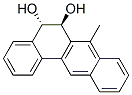 (5S,6S)-5,6-Dihydro-7-methylbenz[a]anthracene-5,6-diol Struktur