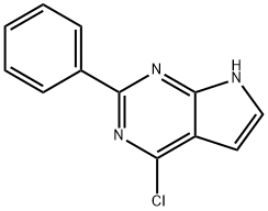 4-CHLORO-2-PHENYL-7H-PYRROLO[2,3-D]PYRIMIDINE Struktur