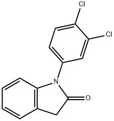 1-(3,4-dichloro-phenyl)-1,3-dihydro-indol-2-one Struktur