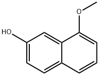 2-Naphthalenol,8-methoxy-(9CI) Struktur