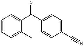 4-[(2-Methylphenyl)carbonyl]benzonitrile Struktur