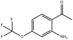 Ethanone,1-[2-amino-4-(trifluoromethoxy)phenyl]- Struktur