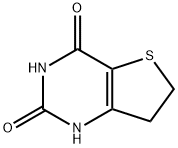 6,7-dihydrothieno[3,2-d]pyrimidine-2,4-diol
 Struktur