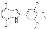 1H-Pyrrolo[2,3-b]pyridine,4-chloro-2-(3,4,5-trimethoxyphenyl)-,7-oxide Struktur